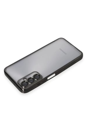 Newface Samsung Galaxy A05S Kılıf Razer Lensli Silikon - Siyah