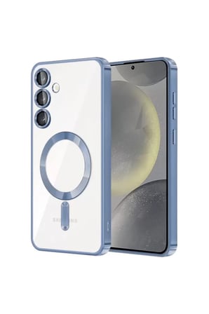 Newface Samsung Galaxy S24 Kılıf Kross Magneticsafe Kapak - Sierra Blue