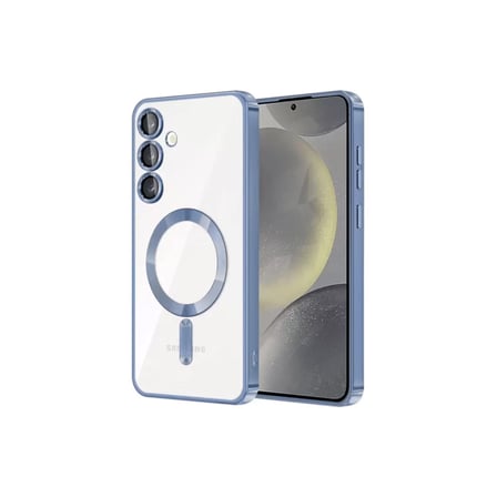 Newface Samsung Galaxy S24 Kılıf Kross Magneticsafe Kapak - Sierra Blue