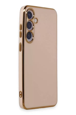 Newface Samsung Galaxy S24 Kılıf Volet Silikon - Pembe