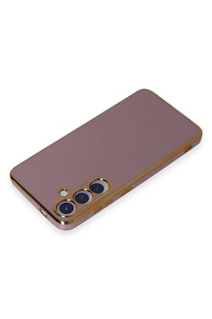 Newface Samsung Galaxy S24 Kılıf Volet Silikon - Mor
