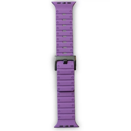 Newface Apple Watch 42mm Magnus Mıknatıslı Silikon Kordon - Mor