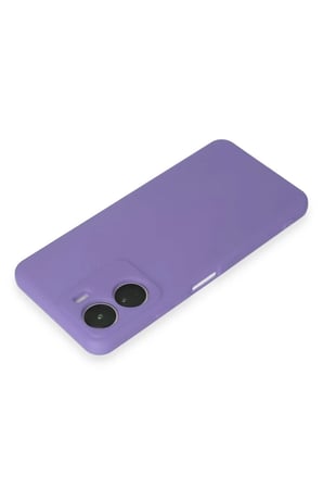 Newface Vivo Y16 Kılıf First Silikon - Lila