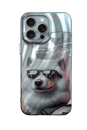 Newface Apple iPhone 14 Pro Kılıf Crew Desenli Kapak - Köpek