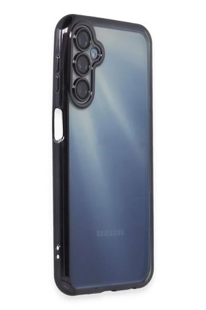 Newface Samsung Galaxy A15 4G Kılıf Razer Lensli Silikon - Mor