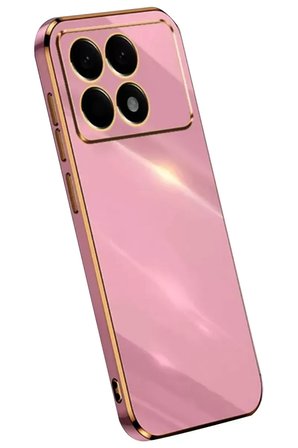 Newface Xiaomi Poco X6 Pro Kılıf Volet Silikon - Mor
