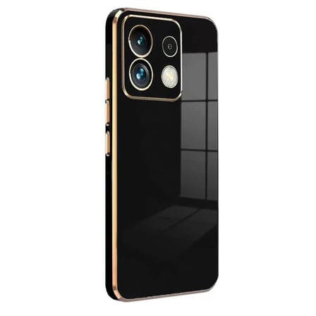 Newface Xiaomi Poco M6 Pro 4G Kılıf Volet Silikon - Siyah