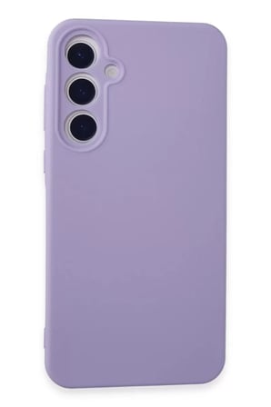 Newface Samsung Galaxy A55 5G Kılıf Nano içi Kadife Silikon - Lila