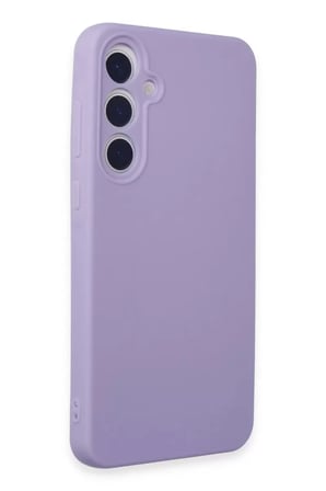 Newface Samsung Galaxy A55 5G Kılıf Nano içi Kadife Silikon - Lila