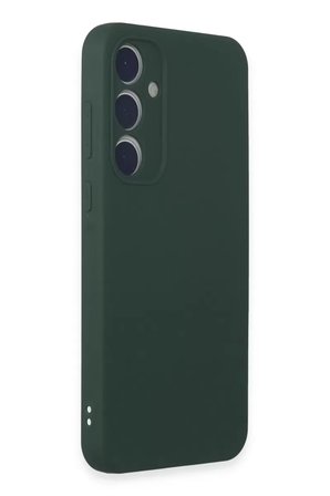 Newface Samsung Galaxy A35 5G Kılıf First Silikon - Koyu Yeşil