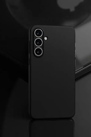 Newface Samsung Galaxy A55 5G Kılıf First Silikon - Siyah