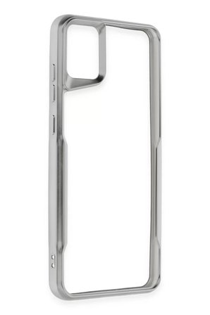 Newface Samsung Galaxy A05 Kılıf Boyi Silikon Kapak - Gümüş
