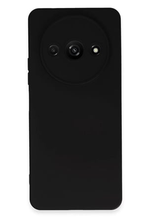 Newface Xiaomi Redmi A3 4G Kılıf Nano içi Kadife Silikon - Siyah