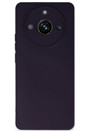 Newface Realme 11 Pro Kılıf Nano içi Kadife Silikon - Mor