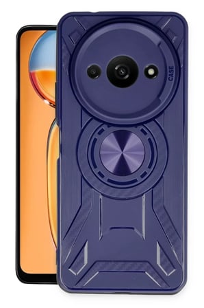Newface Xiaomi Redmi A3 4G Kılıf Lincoln Silikon - Lacivert