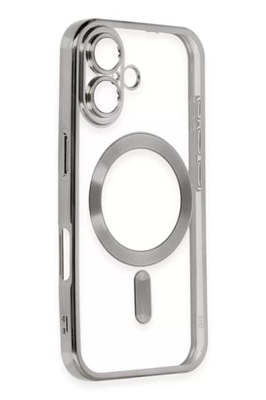 Newface Apple iPhone 16 Kılıf Kross Magneticsafe Kapak - Titan Gri