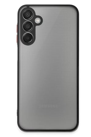 Newface Samsung Galaxy M15 Kılıf Montreal Silikon Kapak - Siyah