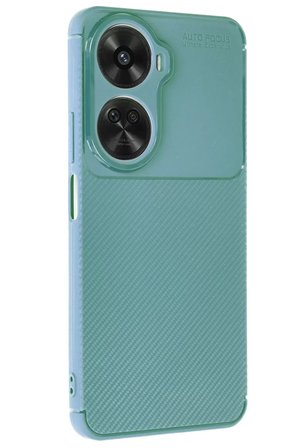 Newface Huawei Nova 12 SE Kılıf Auto Focus Karbon Kapak - Koyu Yeşil