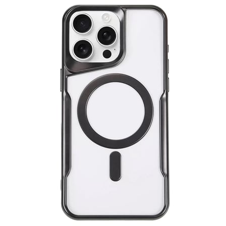 Newface Apple iPhone 14 Pro Kılıf Boyi Magsafe Silikon Kapak - Siyah