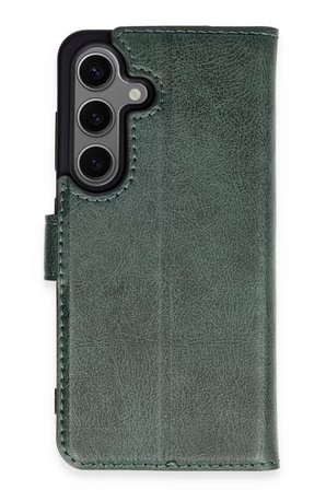 Newface Samsung Galaxy S24 Kılıf Trend S Plus Kapaklı Kılıf - Yeşil