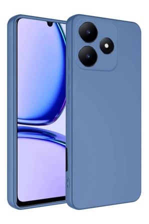 Newface Realme C61 Kılıf First Silikon - Mavi