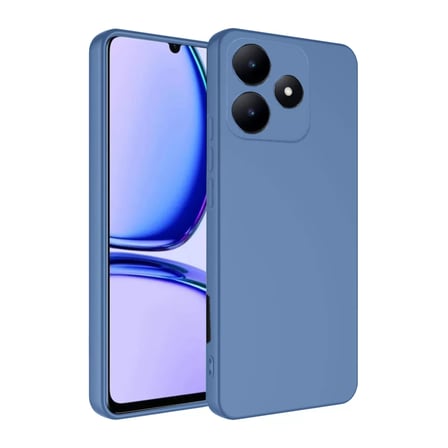 Newface Realme C61 Kılıf First Silikon - Mavi