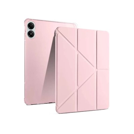 Newface Xiaomi Redmi Pad Pro 12.1 Kılıf Kalemlikli Mars Tablet Kılıfı - Rose Gold
