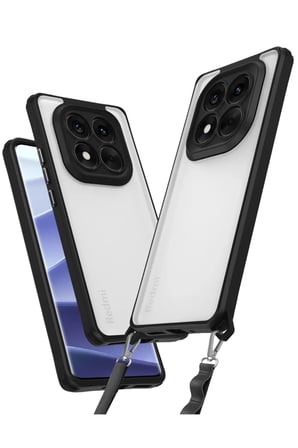 Newface Xiaomi Redmi Note 14 Pro 4G Kılıf Penta Silikon Kılıf - Siyah