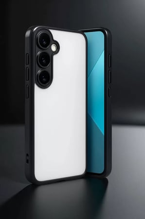 Newface Samsung Galaxy A24 4G Prime Kılıf Razer Lensli Silikon - Gümüş