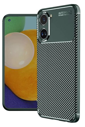 Newface Xiaomi Poco X7 Pro Kılıf Auto Focus Karbon Kapak - Koyu Yeşil