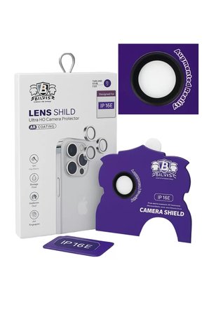 Newface Apple iPhone 16E Bilvis Titan Kamera Lens - Siyah