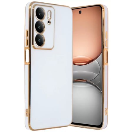 Newface Realme C75 4G Kılıf Volet Silikon - Beyaz