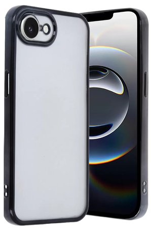 Newface Apple iPhone 16E Kılıf Razer Lensli Silikon - Siyah