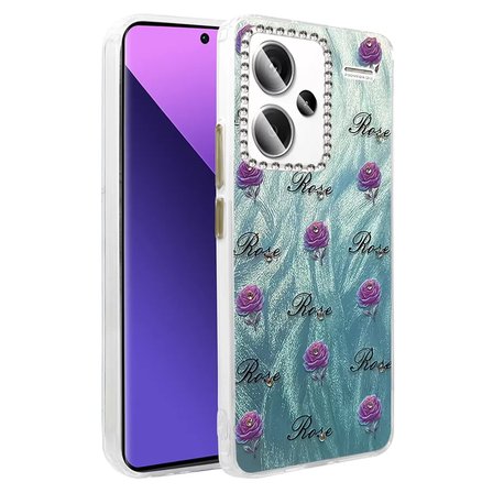 Newface Xiaomi Redmi Note 13 Pro Plus Kılıf Blade Aynalı Desenli Kapak - Desen 9