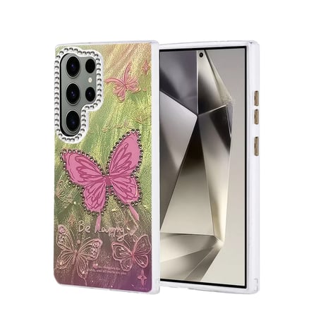 Newface Samsung Galaxy S24 Ultra Kılıf Blade Aynalı Desenli Kapak - Desen 5