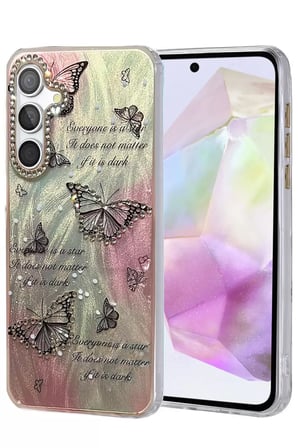 Newface Samsung Galaxy A35 5G Kılıf Blade Aynalı Desenli Kapak - Desen 6
