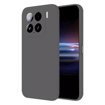 Newface Xiaomi Mi 15 Pro Kılıf Nano içi Kadife Silikon - Gri
