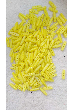 Plastik SARI 3CM 42Boy  Çoban Düğme (20 Adet )