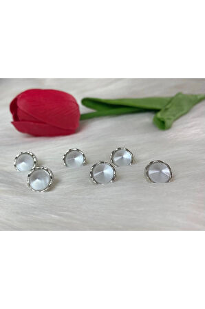 Yuvarlak Model Düğme (18boy) 11mm-15 Adet