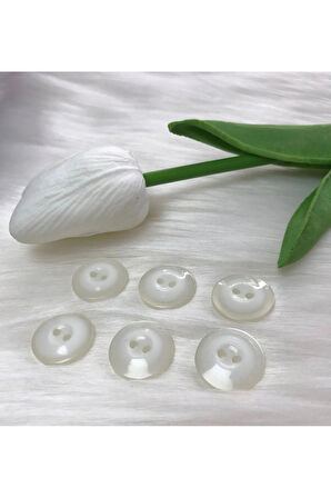 Yuvarlak Model Düğme (28boy) 18 mm-10 Adet