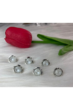 Yuvarlak Model Düğme (18boy) 11mm-10 Adet