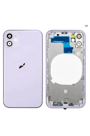 Iphone 11 Boş Kasa + Kapak Mor