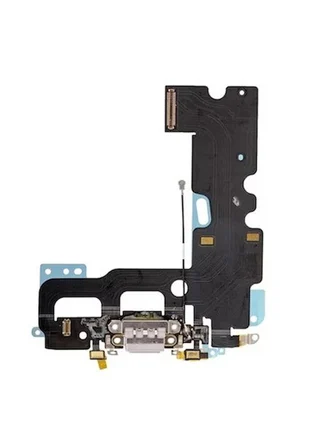 Iphone 8G Şarj Soketi Ve Mikrofon Bordu Beyaz