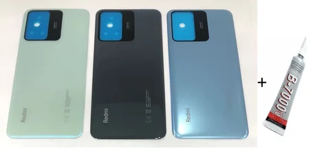 REDMİ NOTE 12S Arka Batarya Pil Kapağı SİYAH (B700