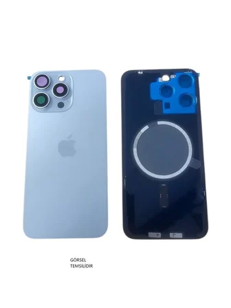 iPhone 15 PRO MAX Arka Pil Kapağı FULL NFC li Lens