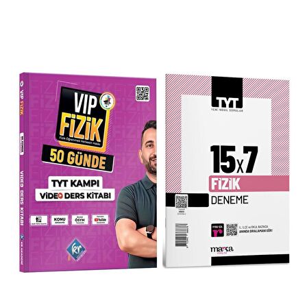 Kr Akademi TYT VİP Fizik Konu ve Marka Fizik Deneme Seti 2 Kitap