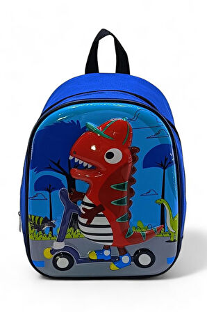 Anaokulu Sırt Çantası 3D Kabartmalı Kreş Erkek Çocuk Çantası