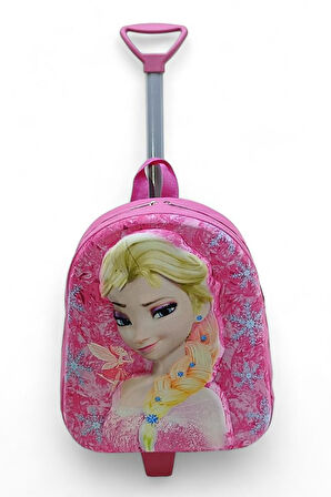 Anaokulu Çekçekli Sırt Çantası 3D Kabartmalı Kreş Kız Çocuk Çantası