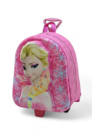 Anaokulu Çekçekli Sırt Çantası 3D Kabartmalı Kreş Kız Çocuk Çantası