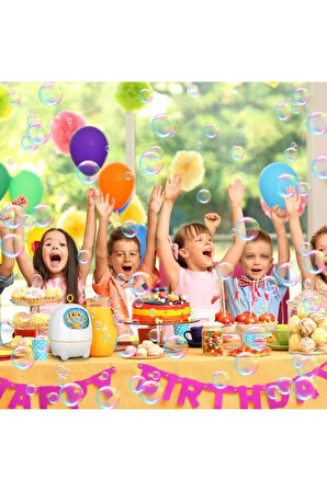 Pilli Köpüklü Oyuncak Köpük Baloncuk Makinesi Tabancası + Baloncuk Likitli